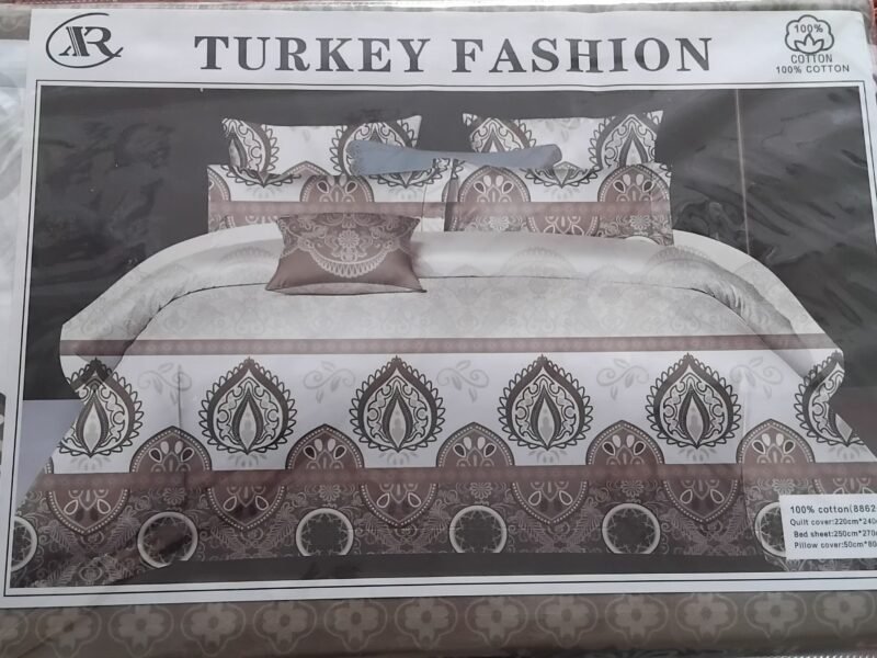 Drap de lit turkey-fashion - parure de lit 6 pièces