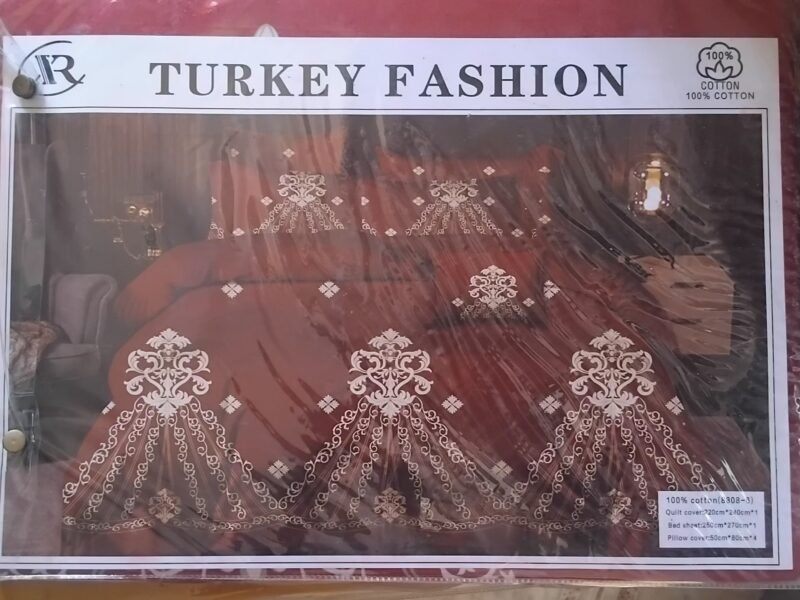 Drap de lit turkey-fashion - parure de lit 6 pièces
