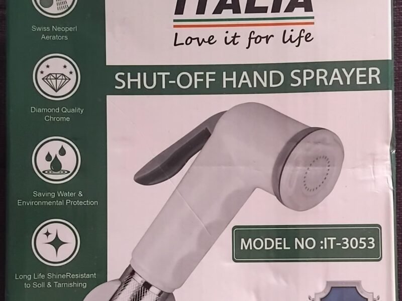 Douchette WC Shattaf (shut-off) avec Flexible 120 cm